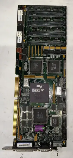 105-00214-00 I-bus 105-00210-00 Rev N Isa Mother Board I486 Cpu 4x4mb Memory