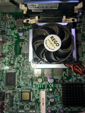 Mi951 Ibase Industrial Motherboard W Case /power / Dvd Pc