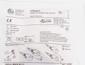 Ifm I7r207 New In Box Proximity Switch Photoelectric Sensor