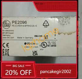Pe2096 Ifm 1pc New Pressure Sensor Via Dhl Or Fedex