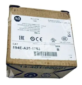 Mros90028889-194e-a25-1753 Industrial Mro 194e-a25-1753 B Allen-bradley Switch Disconnector