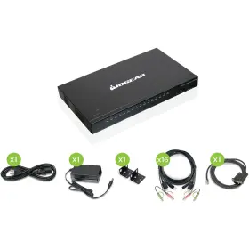 Io Gear 881317518651 Iogear 16-port Usb Hdmi Kvmp Switch With Cable Sets Taa Compliant