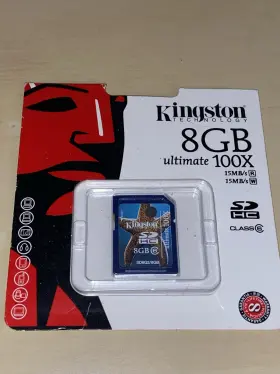 Sd6g2 Kingston 8gb Sdhc Memory Card Brand New - Rare Only One On Ebay