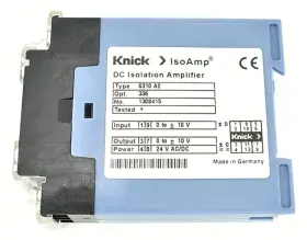 6310a2 Knick 6310 A2 Isoamp Dc Isolation Amplifier 10v 24v Ac/dc Din Rail