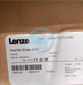 E84avtce7514vb0 Lenze 1pcs New Inverter