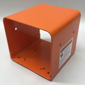 522-f28 Linemaster Foot Switch Guard Steel Alert Orange Pedal