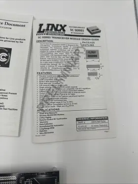 Tr-916-sc Linx General Ism Transceiver Module 916sc. 1999 Pcb-eval-sc V1 See Photos Untest #3