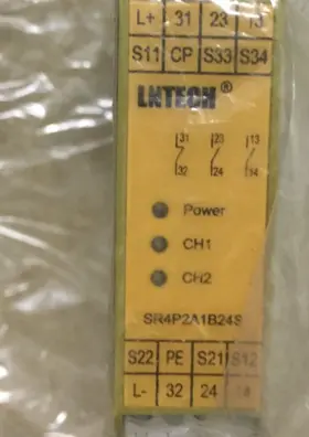 Sr4p2a1b24s Lntech New Miniature Safety Relay Used For Double Hands Button