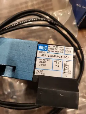 45a-l00-daca-1ca M A C Mac Valves Inc New Open Box #3