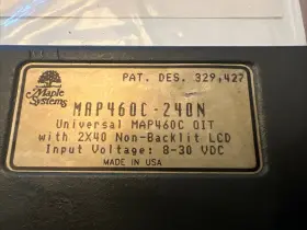 Map460c-240n Maple Systems Operator Interface Terminal Used Free Ship #3