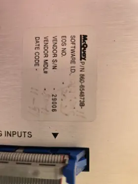 860-654873b-11 Mcquay Chiller Control Port Circuit Board Model #3