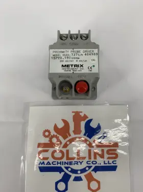 Metrix 5533-737 Proximity Probe Driver 15ft0.190 System 200mvmil 8.0 Mv/ M