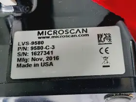 98-cal020-02 Microscan Lvs-9580-c-3 Verifier With #3