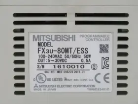 Fx3u-80mt Mitsubishi Electric Ess Plc Module For Efficient Automation