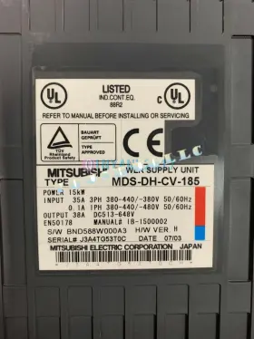 Mds-dh-cv-185 Mitsubishi 1pc Servo Drive Mdsdhcv185 Used