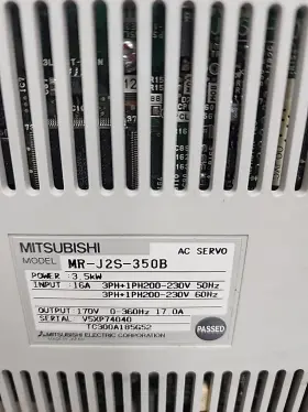 Mr-j2s-350b Mitsubishi Mrj2s350b Servo Amplifier