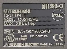 Q02hcpu Mitsubishi Melsec-q Cpu Unit Model #2