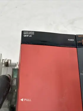Qj71c24r2 Mitsubishi Q68b Q Extension Unit 8 Slot With Q61-a1 Qy42p See Pics #3