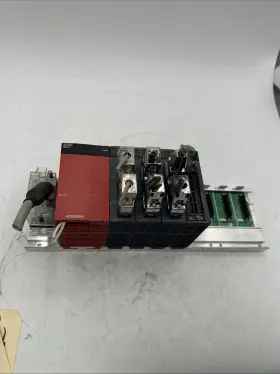 Qj71c24r2 Mitsubishi Q68b Q Extension Unit 8 Slot With Q61-a1 Qy42p See Pics