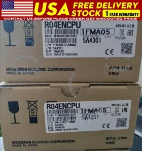 R04encpu Mitsubishi 1pc Plc Module New In Box Expedited Shipping
