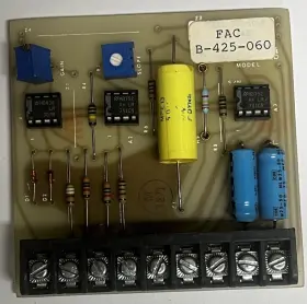 B-425-060 Moog 123-106a Auxiliary Function Pc Board Circuit - Tested