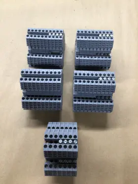 4017j89 Morsettitalia D4-2/grey Euro D4-2 Grey Terminal Blocks Lot Of 47 #4017j89