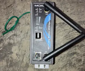 Awk-3121 Moxa 1201031210040 Industrial Wireless Ap/bridge/client With 2 Antenna Tested