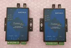 Tcf-142-m Moxa Rs-232/422/485 Serial To Fiber Converter