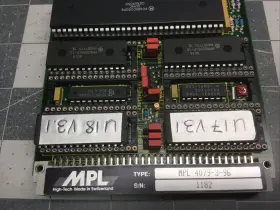 4079-3-96 Mpl Gespac 4079-3 96 Board With Ribbon Cables - V10 #2