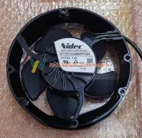 D1751u24b8pp366 Nidec 1pcs Servo Inverter Cooling Fan Dc 24v 3.4a