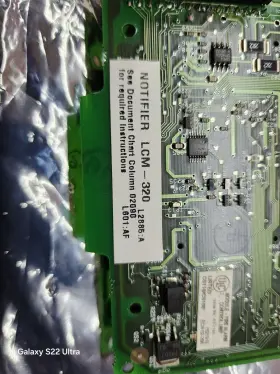 Lcm-320 Notifier Loop Control Module Pcb Card Elcm-pca Rev.n #3