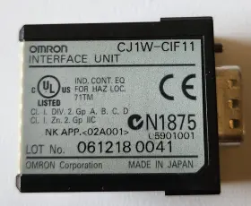 Cj1w-cif11 Omron Plc Expansion Module Rs-232c/rs-422a/rs-485 Conversion Unit #2 Cj1w-cif11 Omron Plc Expansion Module Rs-232c/rs-422a/rs-485 Conversion Unit #2