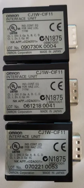 Cj1w-cif11 Omron Plc Expansion Module Rs-232c/rs-422a/rs-485 Conversion Unit Cj1w-cif11 Omron Plc Expansion Module Rs-232c/rs-422a/rs-485 Conversion Unit