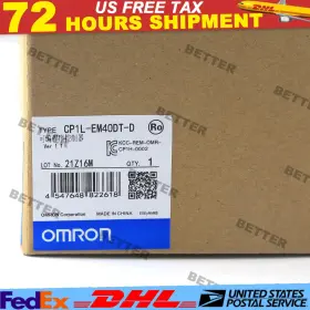 Cp1l-em40dt-d Omron 1pc New Plc Module Cp1lem40dtd In Box Us Free Tax