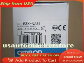 Omron E3x-na51 Photoelectric Switch E3xna51 1pc New Free Shipping Us Tax
