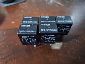G8he-1c7t-r1-dc12 Omron 5pcs New 12vdc Relay G8he1c7tr1- Free Shipping Returns