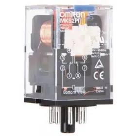Mks2pidc24 Omron General Purpose Relay 24v Dc Coil Volts Octal 8 Pin Dpdt