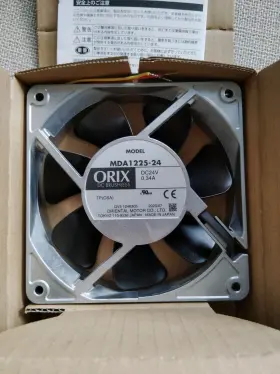 Mda1225-24 Oriental Motor 1 Pcs Orix Fan Dc 24v 0.34a 120 25mm Aluminum Frame