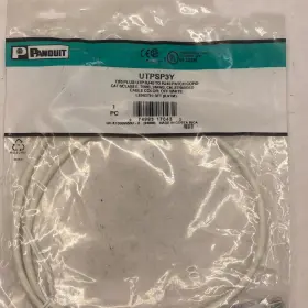 Utpsp5y Panduit Lot Of 7 Tx6 Plus Utp Cat6 Rj45 Patch Cord Cable White 3ft