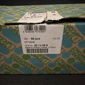 2.5-3l Phoenix 50pcs/box New For Three-layer Terminal Block Ut 32 14 25 9