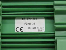 T231122 Phoenix Contact Flkm34 Flkm 34 Terminal Block Interface Module #3
