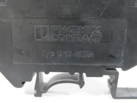 Uk5-hesi Phoenix Contact Uk5hesi Terminal Block With Indicator 15-30v 6.3a Black Lot Of 20 Used #3