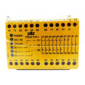774740 Pilz X10.1 New Pnoz 24 Vac Safety Relay
