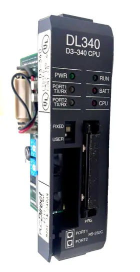 D3-340 Plc Direct Cpu Module Pre-owned