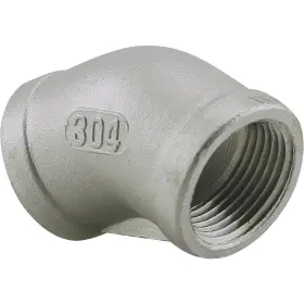 U2-sse4-07 Plumbeeze Plumb-eeze 3/4 Inch Fip 45 Deg. Stainless Steel Elbow 1/8 Bend