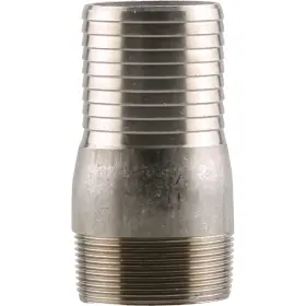 Umass-05 Plumbeeze Plumb-eeze 1/2 Inch Mpt Stainless Steel Insert Adapter