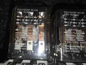 Equ14a35f-ac120 Potter&brumfield Equiptex Equ14a35f - Industrial Relay With Bases Lot Of 3 #2