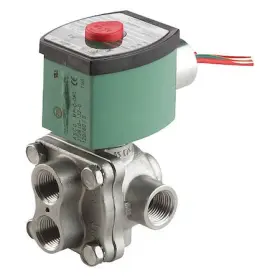 8342g703 Redhat 120v Ac Stainless Steel Solenoid Valve Universal 3/8 In Pipe