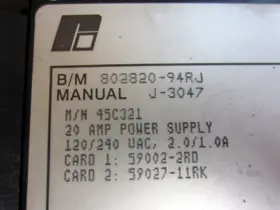 45c321 Reliance Electric Power Supply 20a With Key Pack Of 3 #3