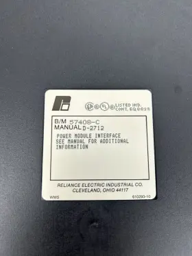 57408-c Reliance Electric 57408 Power Module Interface D-2712 #3